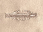 Beige Cap with Embroidered Combat Infantry Badge
