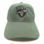 FIST Army Embroidered Baseball Cap Olive Drab Hat with Reverse Flag