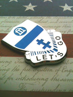 325th Infantry Regiment "Let's Go" Metal Decal For Autos