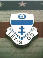 325th Infantry Regiment "Let's Go" Metal Decal For Autos