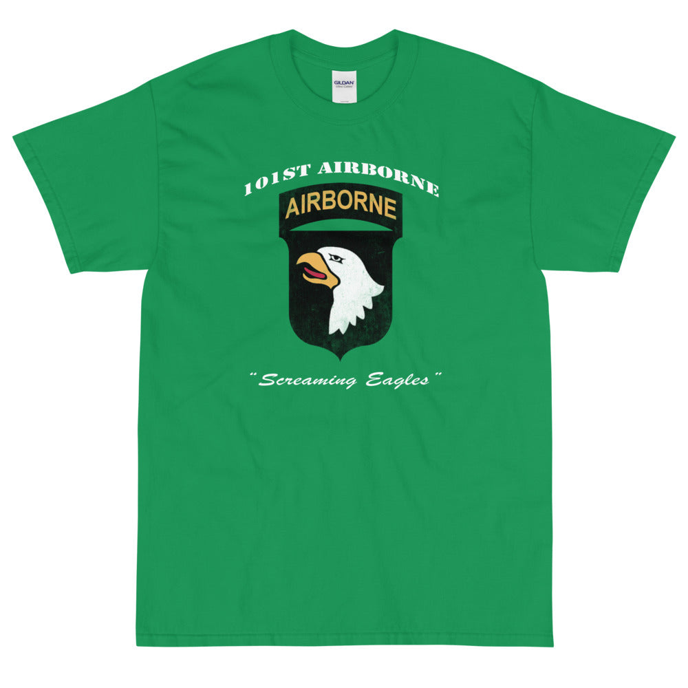 101st Airborne Screaming Eagles Distressed T-Shirt