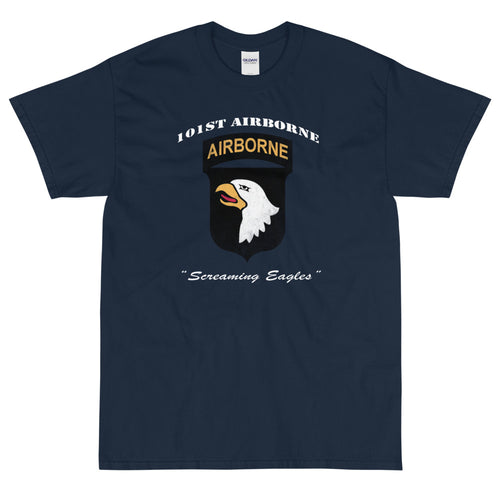 101st Airborne Screaming Eagles Distressed T-Shirt