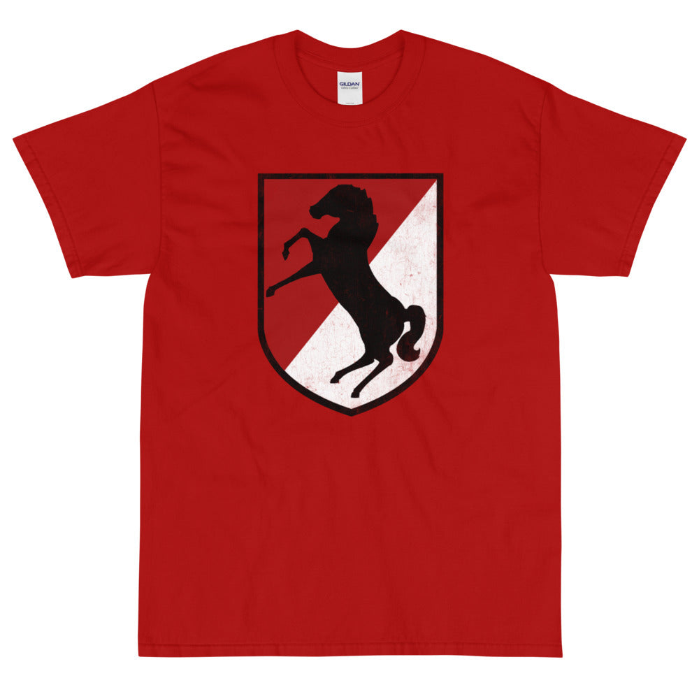 11th Cav Black Horse Distressed T-Shirt