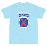 10th Mountain Div Climb To Glory Distressed T-Shirt