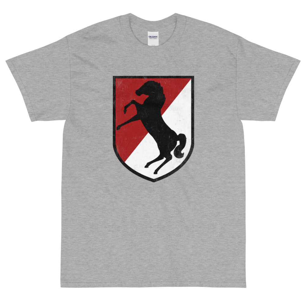 11th Cav Black Horse Distressed T-Shirt