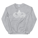 Senior Jump Wings Distressed Sweatshirt