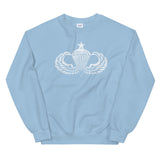 Senior Jump Wings Distressed Sweatshirt