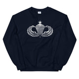 Senior Jump Wings Distressed Sweatshirt