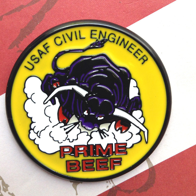 Prime Base Engineer Emergency Force Prime BEEF Metal Decal