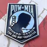 POW-MIA Metal Decal