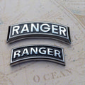 Ranger Tab Metal Decals Large and Small