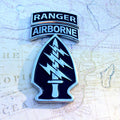 Sepcial Forces Car Emblem With Ranger Tab in Black and Chrome