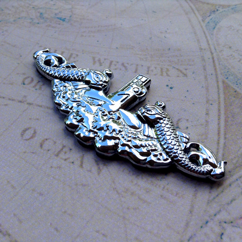 Submariner's Dolphins Metal Decal