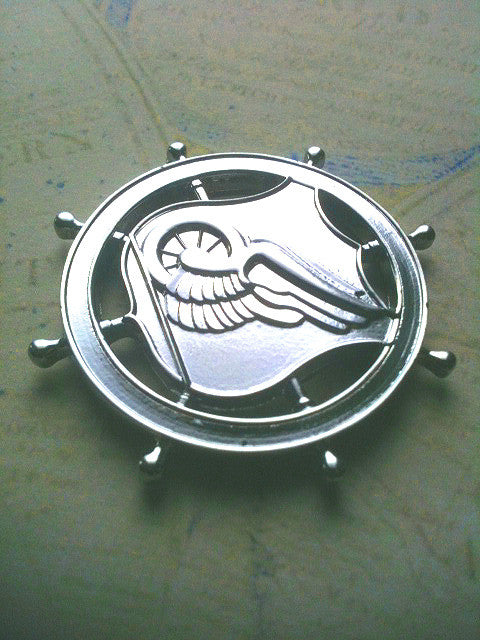 Army Transportation Corps Insignia Metal Car Emblem Shown Vertically