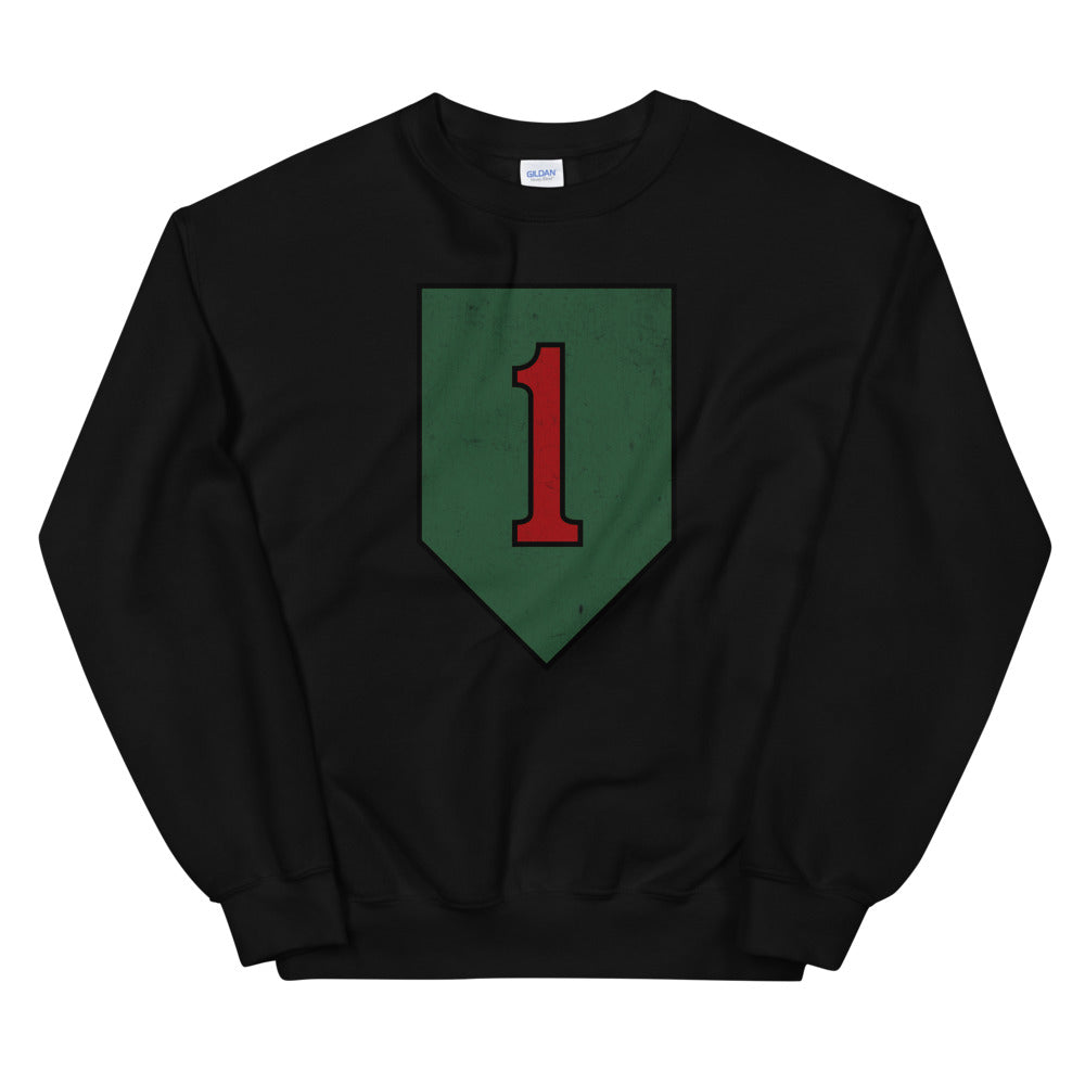 1st Infantry Div Distressed Sweatshirt