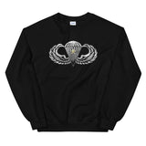 Jump Wings w/Combat Star Distressed Sweatshirt