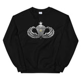 Senior Wings w/Combat Star Distressed Sweatshirt