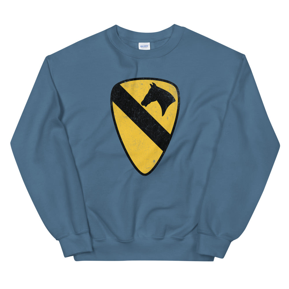 1st Cavalry Div Distressed Sweatshirt