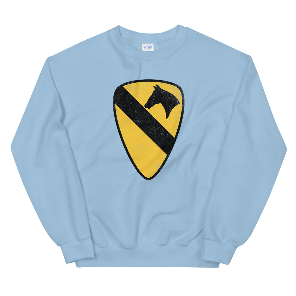 1st Cavalry Div Distressed Sweatshirt