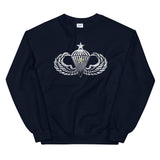 Senior Wings w/Combat Star Distressed Sweatshirt