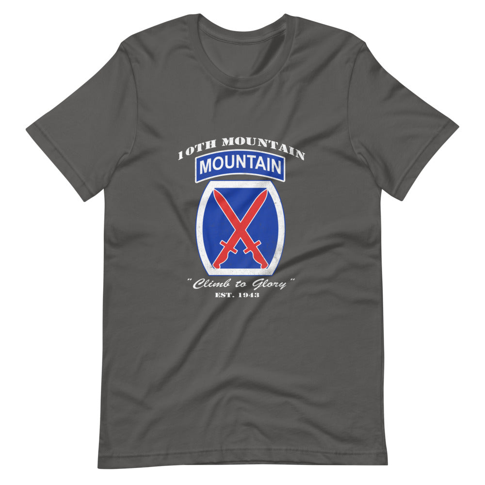 10th MOUNTAIN Short-sleeve unisex t-shirt