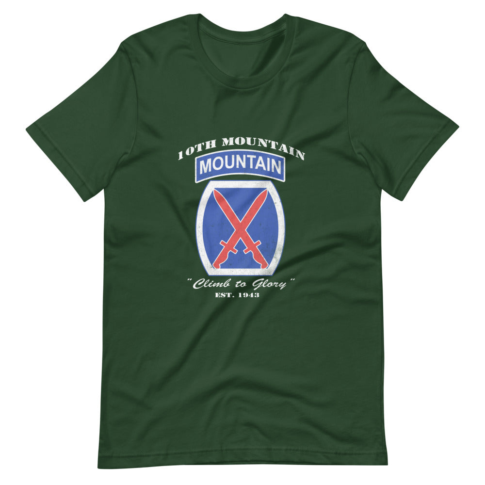 10th MOUNTAIN Short-sleeve unisex t-shirt