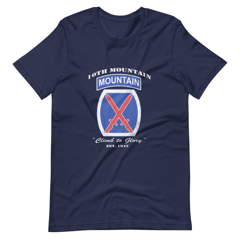 10th MOUNTAIN Short-sleeve unisex t-shirt
